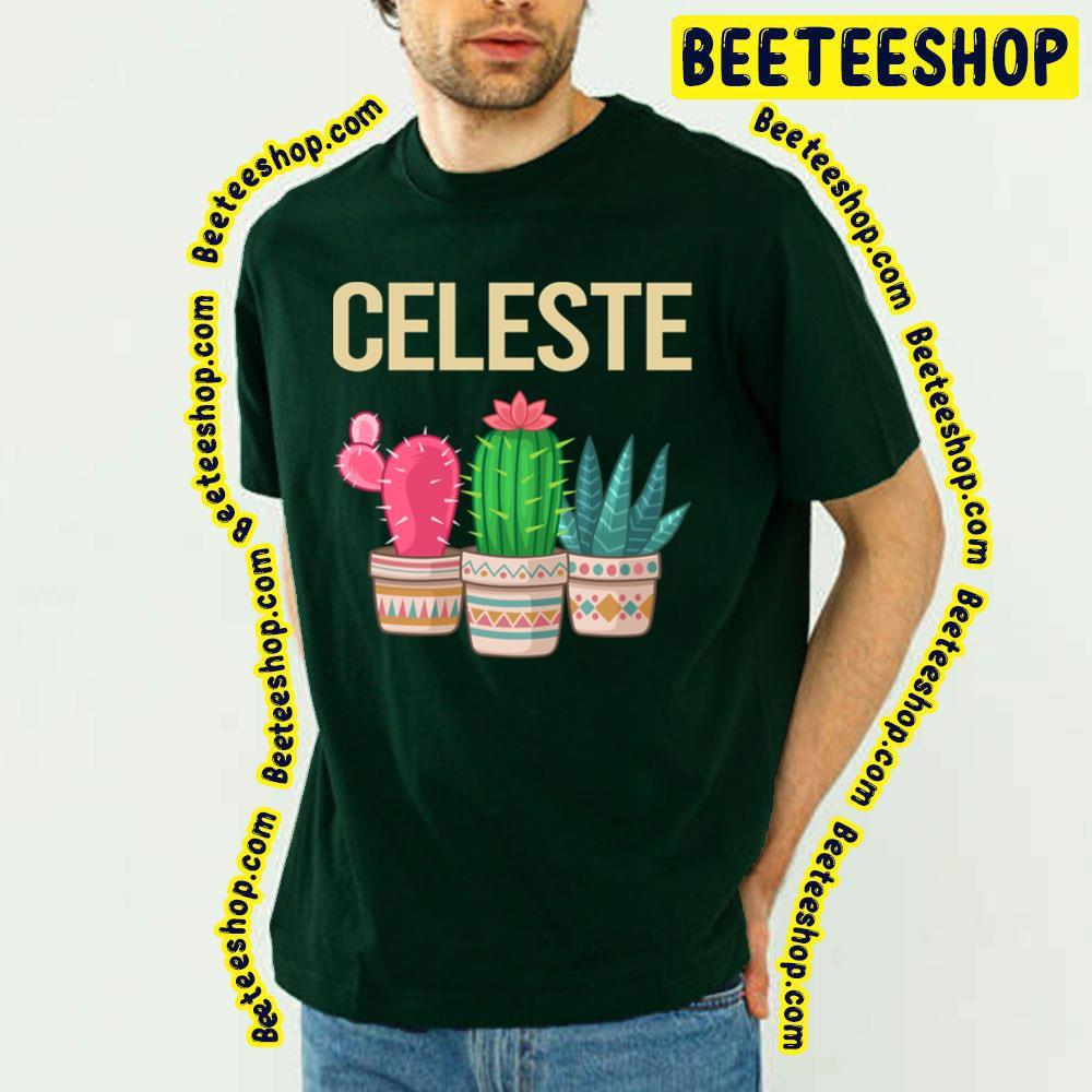 Happy Cactus Celeste Beeteeshop Trending Unisex T-Shirt