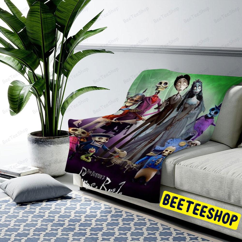 Happy Corpse Bride Halloween Beeteeshop US Cozy Blanket