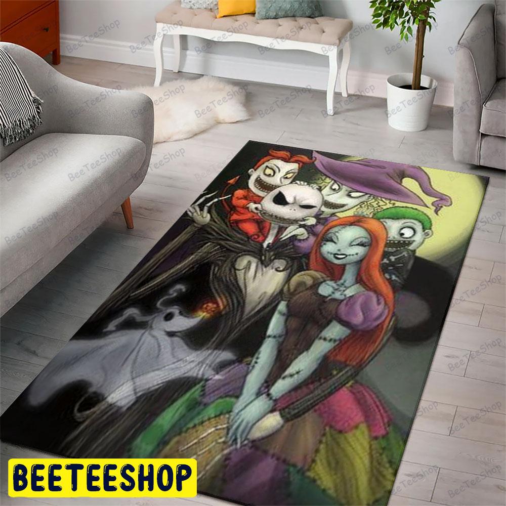 Happy Ending The Nightmare Before Christmas Halloween Beeteeshop Rug Rectangle