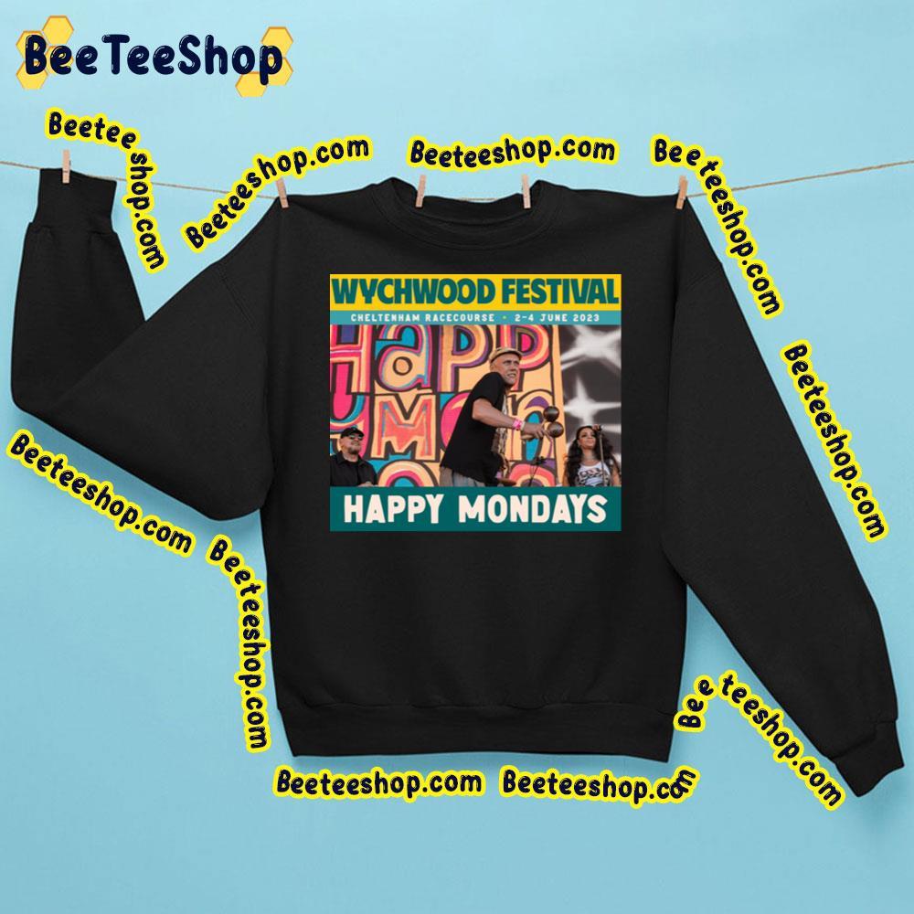 Happy Mondays Wychwood Fest 2023 Beeteeshop Trending Unisex Sweatshirt