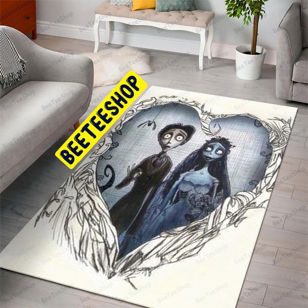 Heart Emily The Corpse Bride Halloween Beeteeshop Rug Rectangle