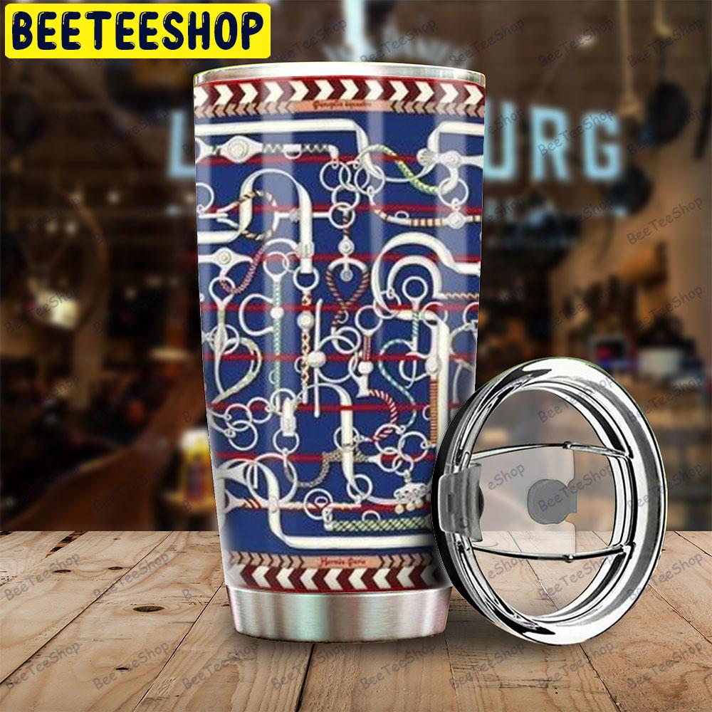 Hermès Pattern Version 185 Beeteeshop Tumbler