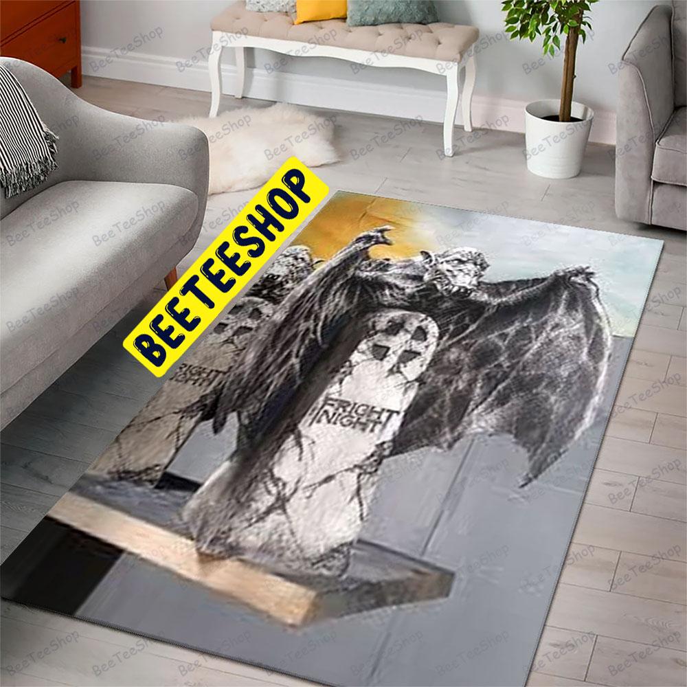 Horror Bat Fright Night Halloween Beeteeshop Rug Rectangle