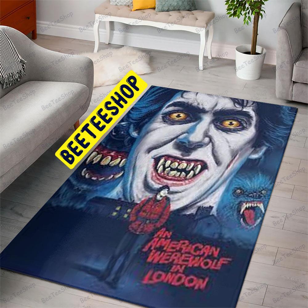 Horror Face An American Werewolf In London  Halloween Beeteeshop Rug Rectangle