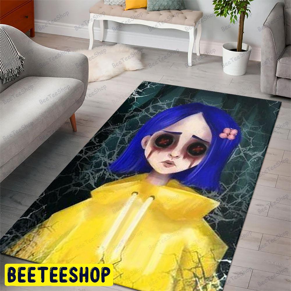 Horror Girl Coraline Jones Halloween Beeteeshop Rug Rectangle