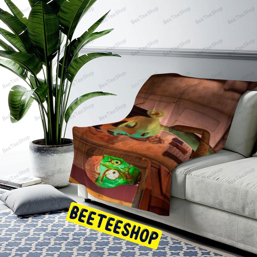 Horror Head Paranorman Halloween Beeteeshop US Cozy Blanket