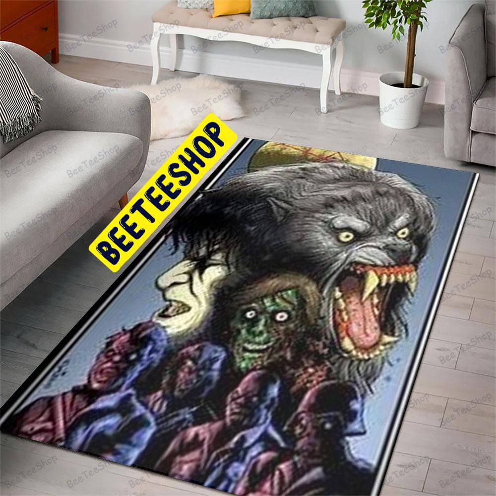 Horror Moon An American Werewolf In London Halloween Beeteeshop Rug Rectangle