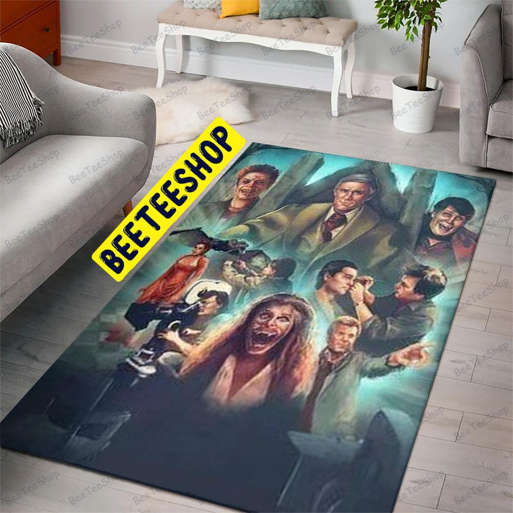 Horror Movie Fright Night Halloween Beeteeshop Rug Rectangle