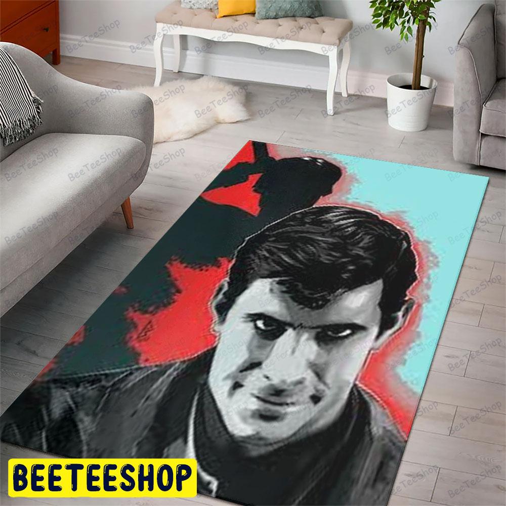 Horror Norman Bates Psycho Halloween Beeteeshop Rug Rectangle