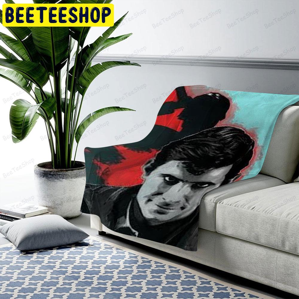 Horror Norman Bates Psycho Halloween Beeteeshop US Cozy Blanket