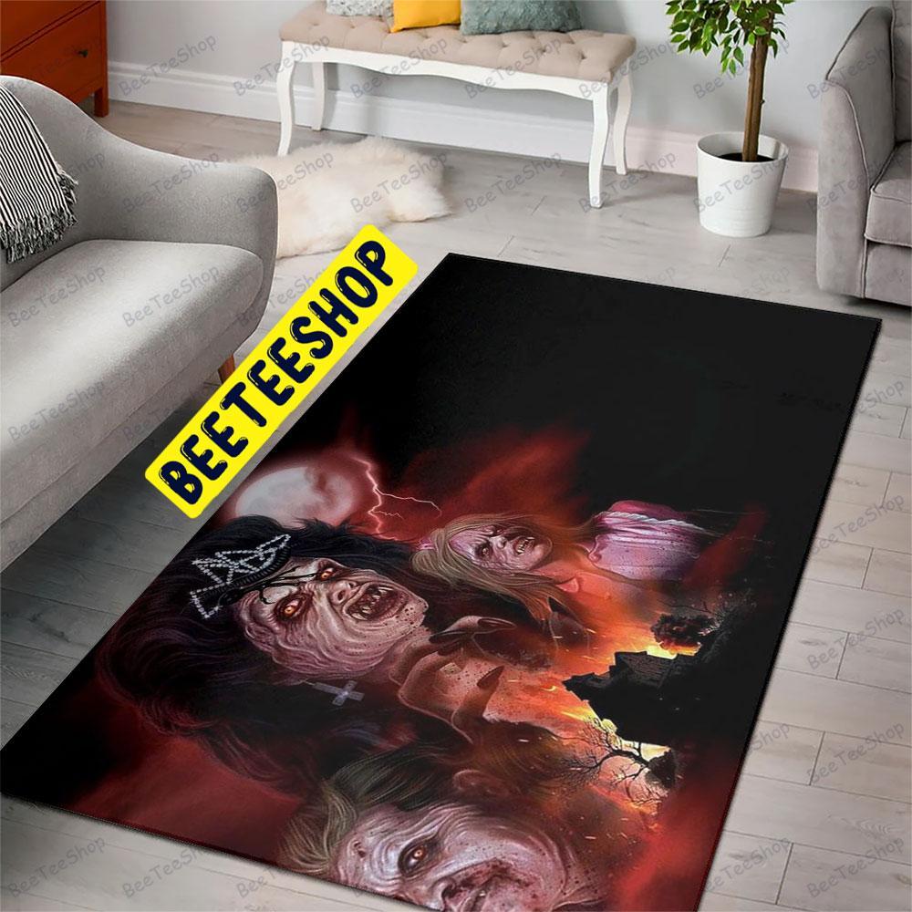 Horror Skull Night Of The Demons Halloween Beeteeshop Rug Rectangle