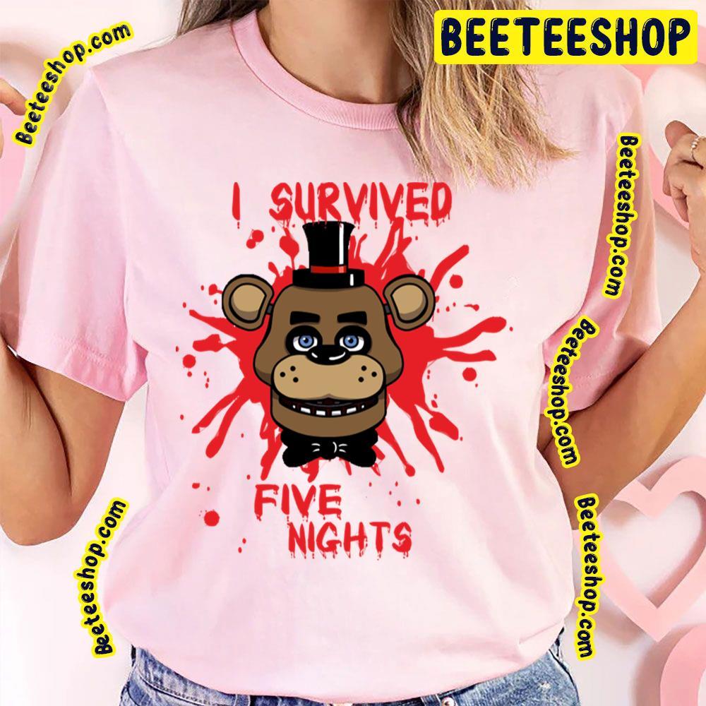 I Survived Five Nights At Freddy’s Game Beeteeshop Trending Unisex T-Shirt