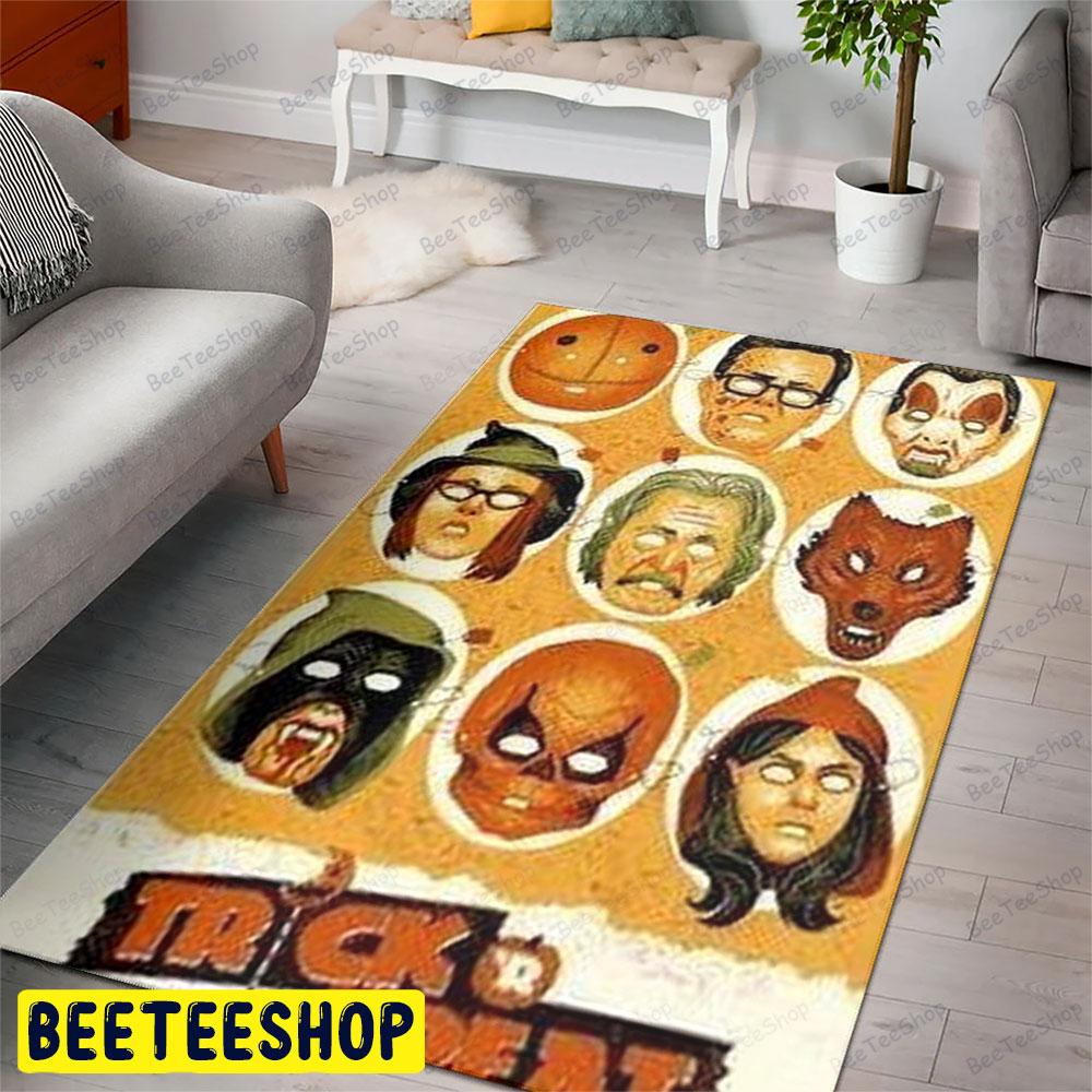 Icon Face Trick ‘R Treat Halloween Beeteeshop Rug Rectangle