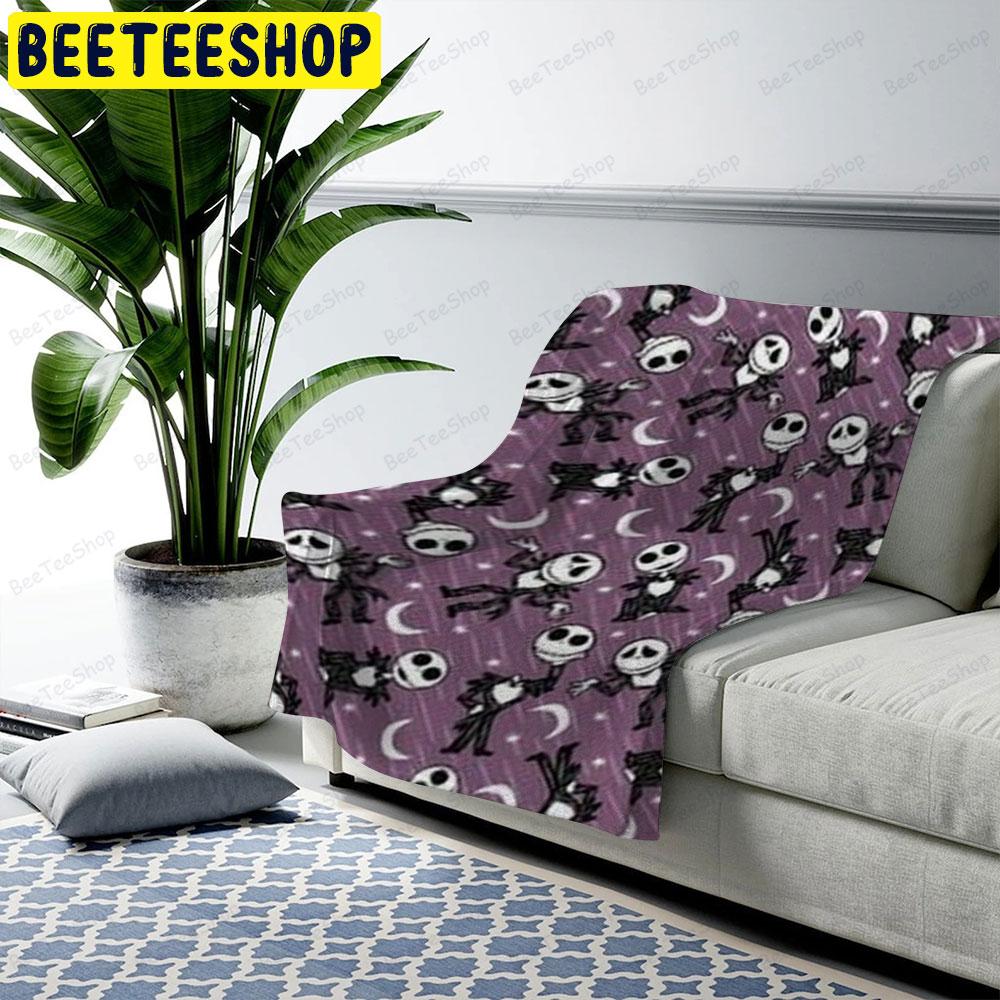 Icon Jack Skellington The Nightmare Before Christmas Halloween Beeteeshop US Cozy Blanket