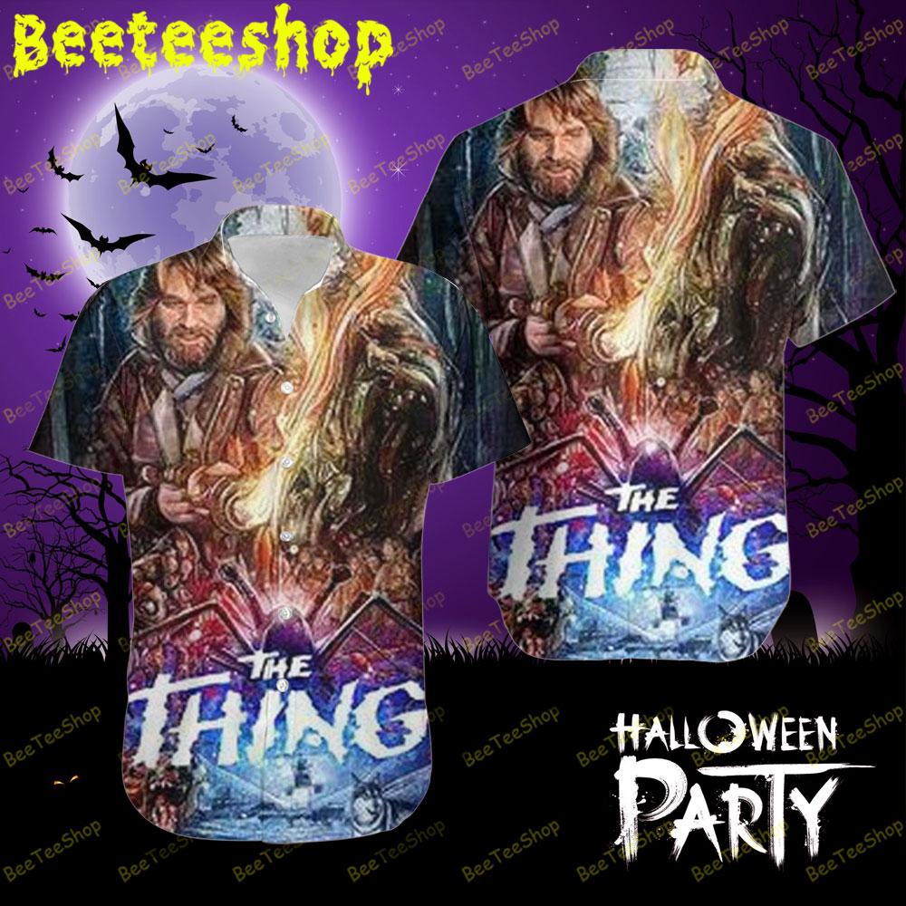 Illustrated Movie The Thing Halloween Beeteeshop Hawaii Shirt