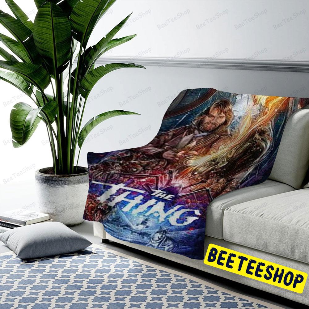 Illustrated Movie The Thing Halloween Beeteeshop US Cozy Blanket