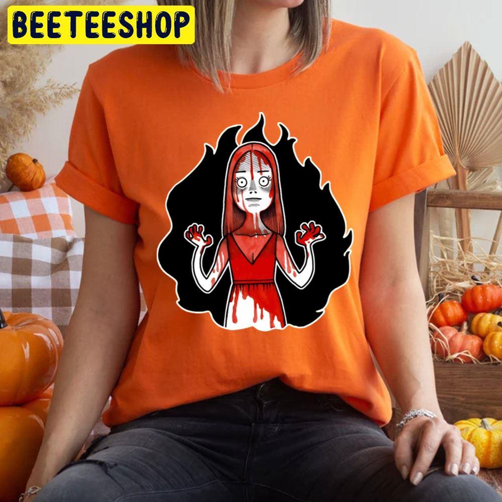 Illustration Carrie White Halloween Beeteeshop Trending Unisex T-Shirt