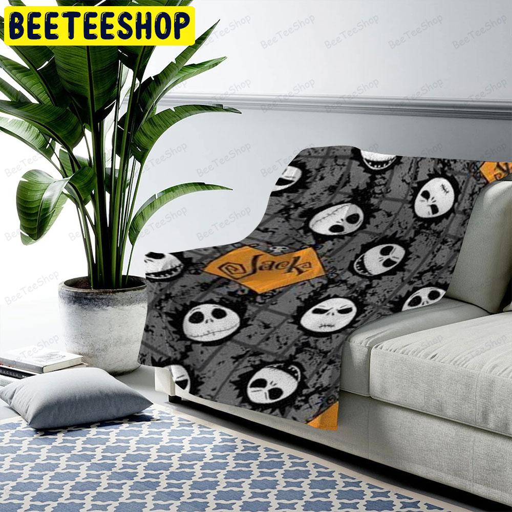 Ink Face Jack The Nightmare Before Christmas Halloween Beeteeshop US Cozy Blanket