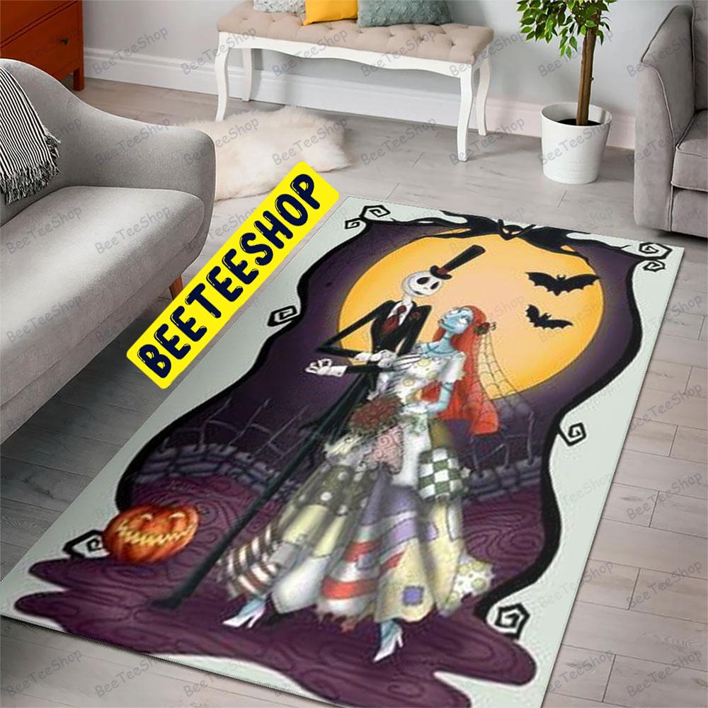 Jack And His Bride Halloween Beeteeshop Rug Rectangle