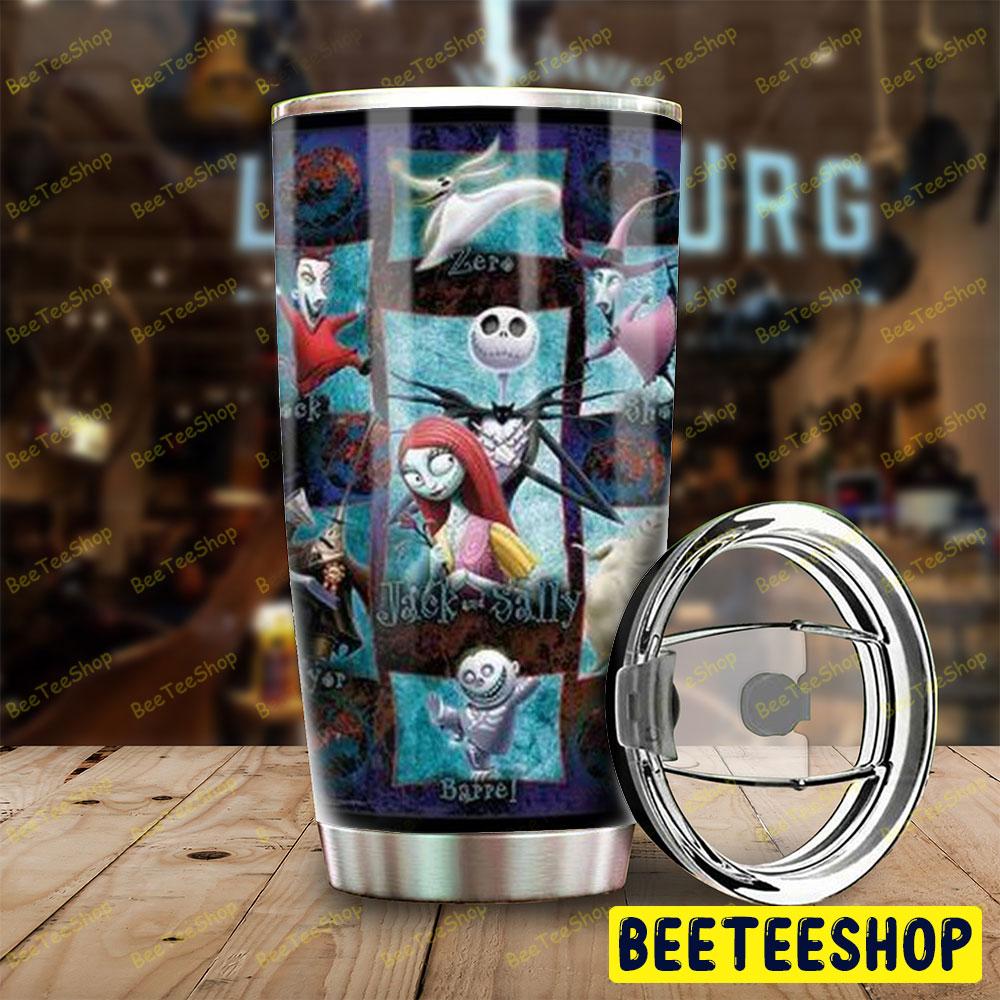 Jack And Sally The Nightmare Before Christmas Movie Halloween Beeteeshop Tumbler