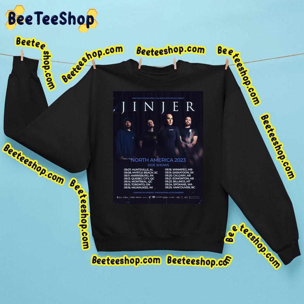 Jinjer North America 2023 Side Show Beeteeshop Trending Unisex Sweatshirt