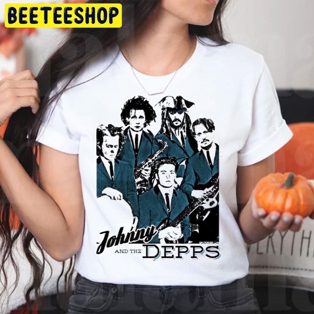 Johnny Depp Band Edward Scissorhands Halloween Beeteeshop Trending Unisex T-Shirt