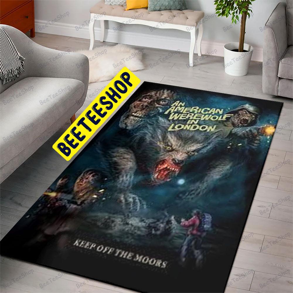 Keep Of The Moors An American Werewolf In London Halloween Beeteeshop Rug Rectangle