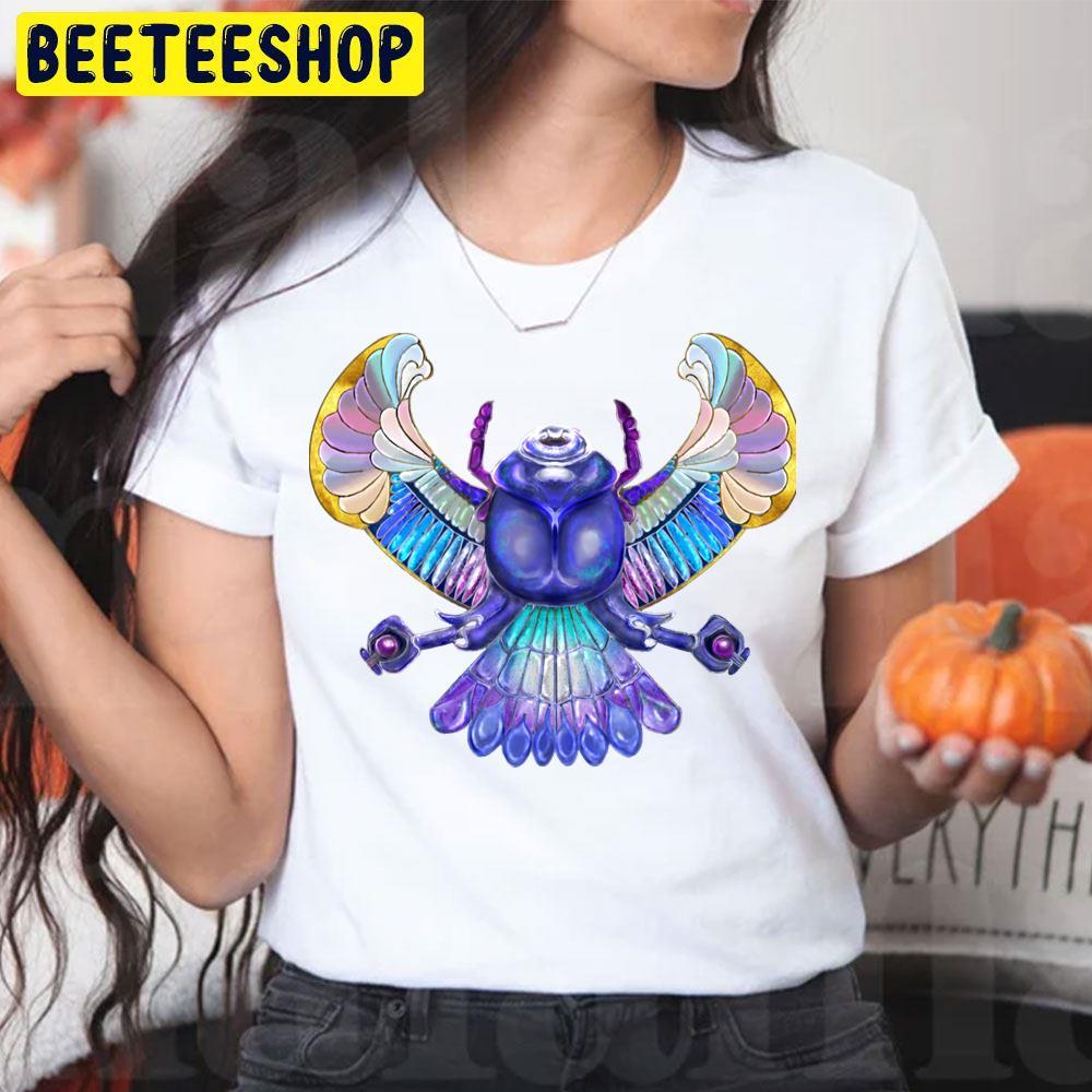 Khepri Blue Scarab Winged Beetle Beeteeshop Trending Unisex T-Shirt