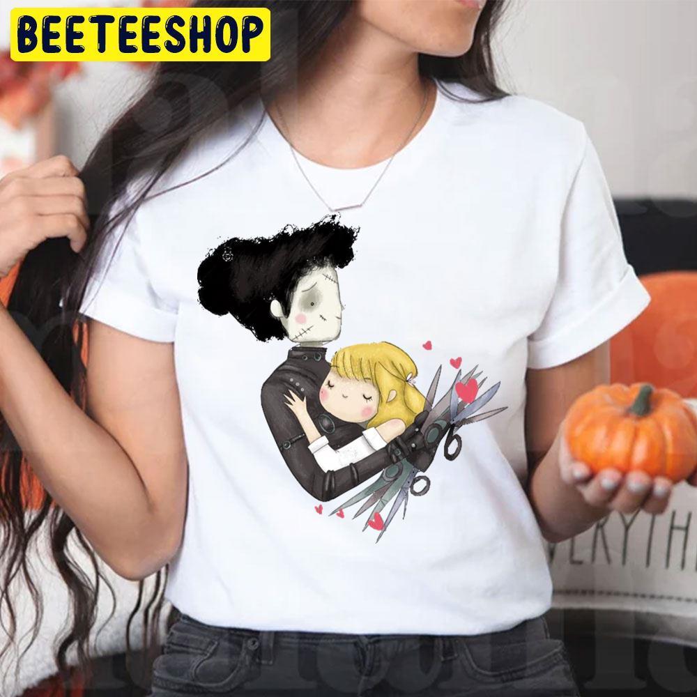 Kim And Edward Scissorhands Halloween Beeteeshop Trending Unisex T-Shirt