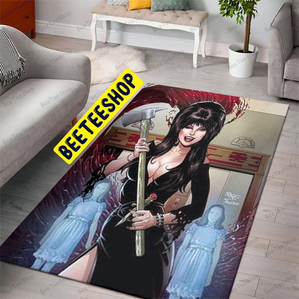 Lets Go Elvira Mistress Of The Dark Halloween Beeteeshop Rug Rectangle