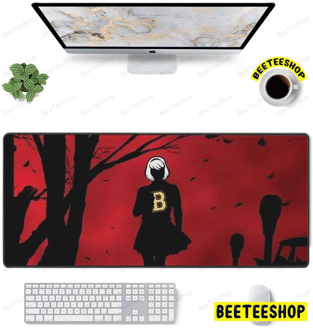 Letter B Chilling Adventures Of Sabrina Halloween Beeteeshop Mouse Pad