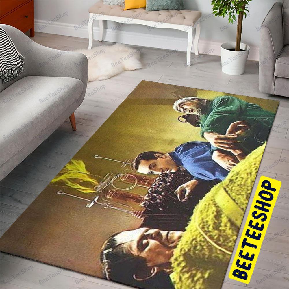 Lie Frankenstein Halloween Beeteeshop Rug Rectangle