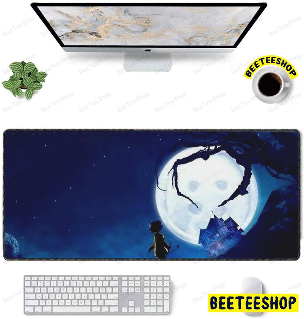 Light Moon Coraline Halloween Beeteeshop Mouse Pad