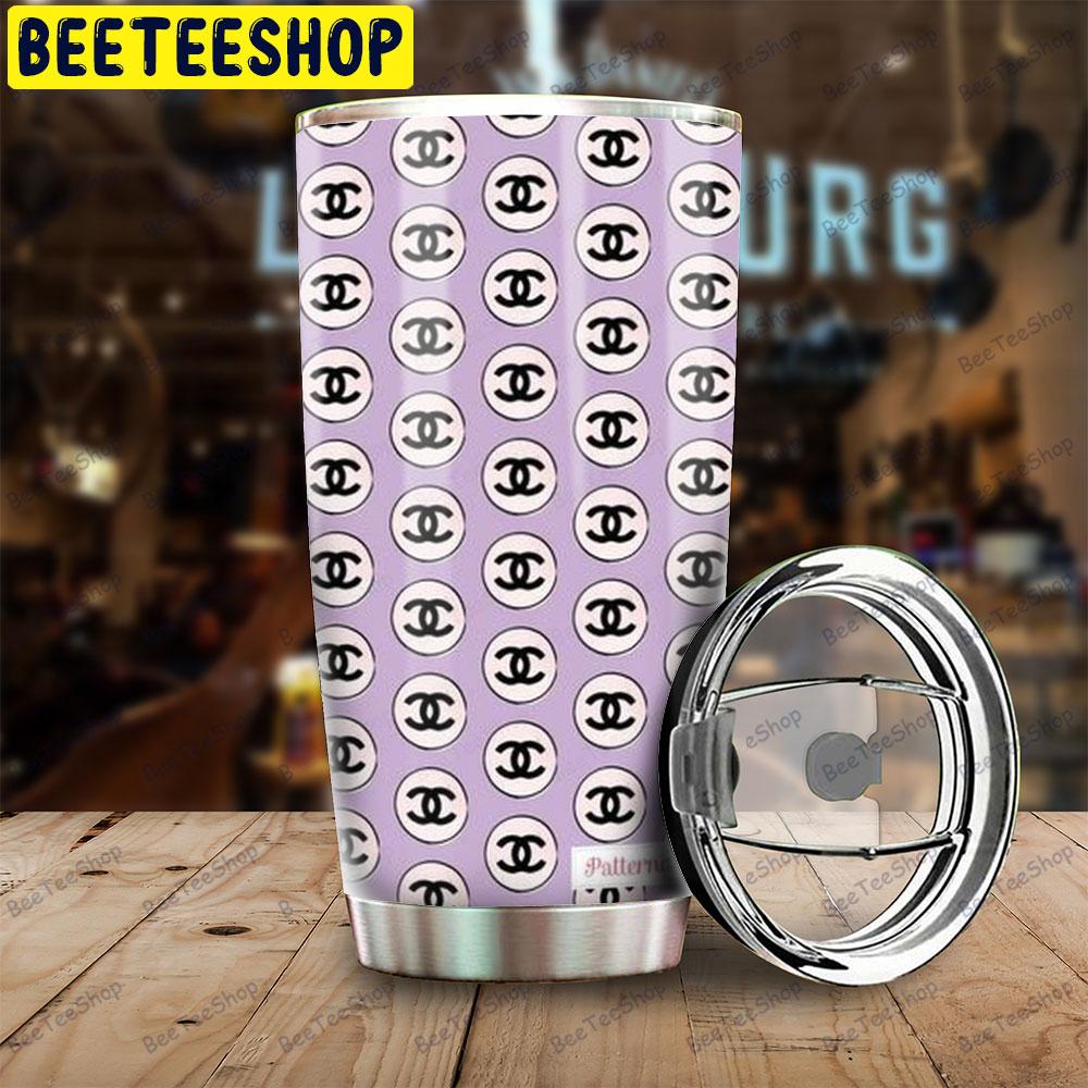 Light Purple background Chanel Beeteeshop Tumbler