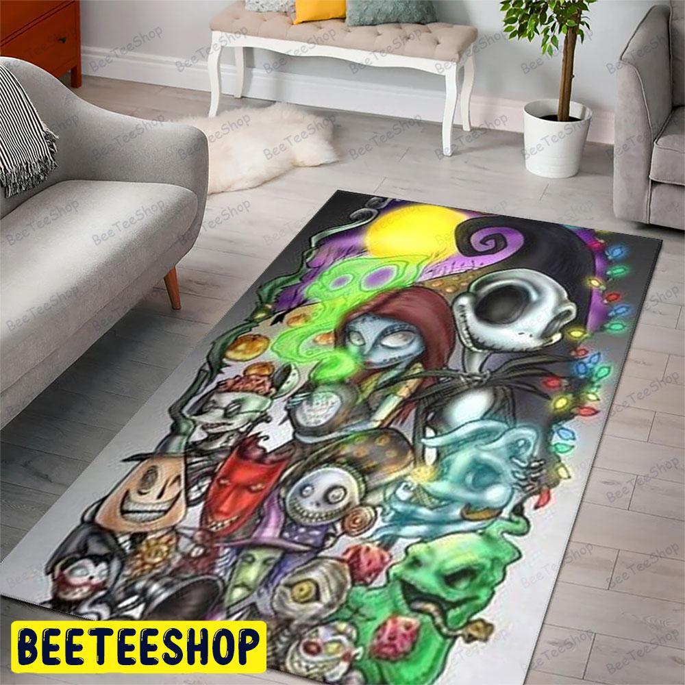 Light The Nightmare Before Christmas Halloween Beeteeshop Rug Rectangle