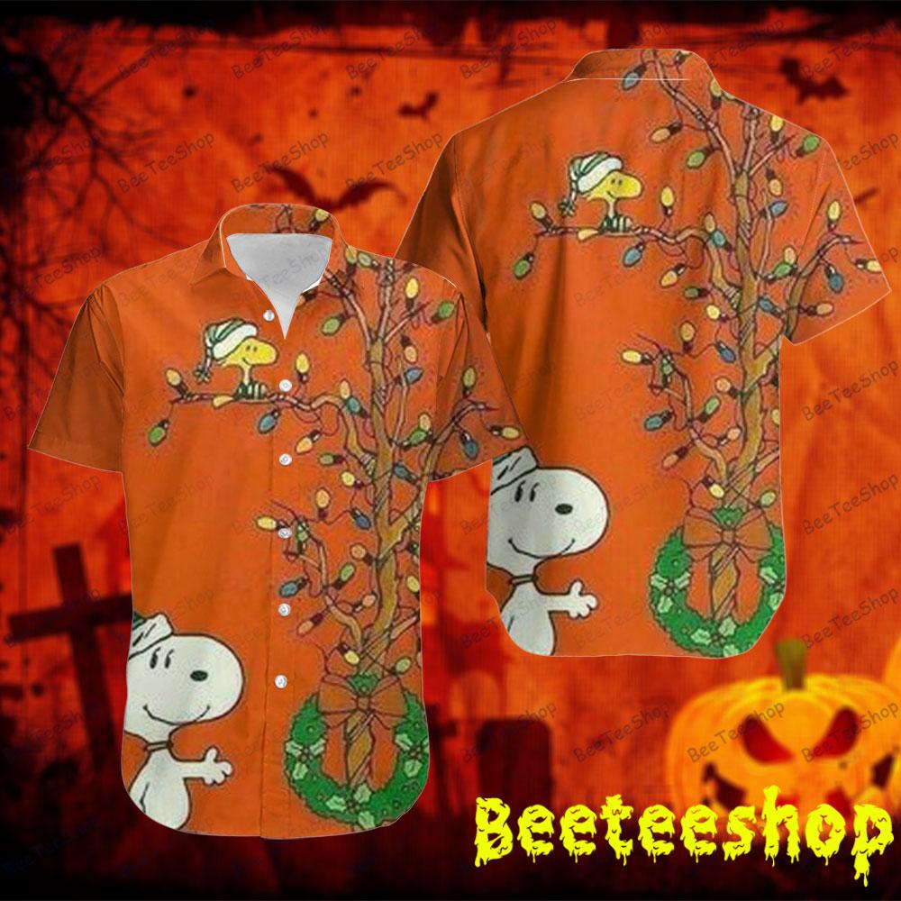 Light Tree It’s The Great Pumpkin Charlie Brown Halloween Beeteeshop Hawaii Shirt