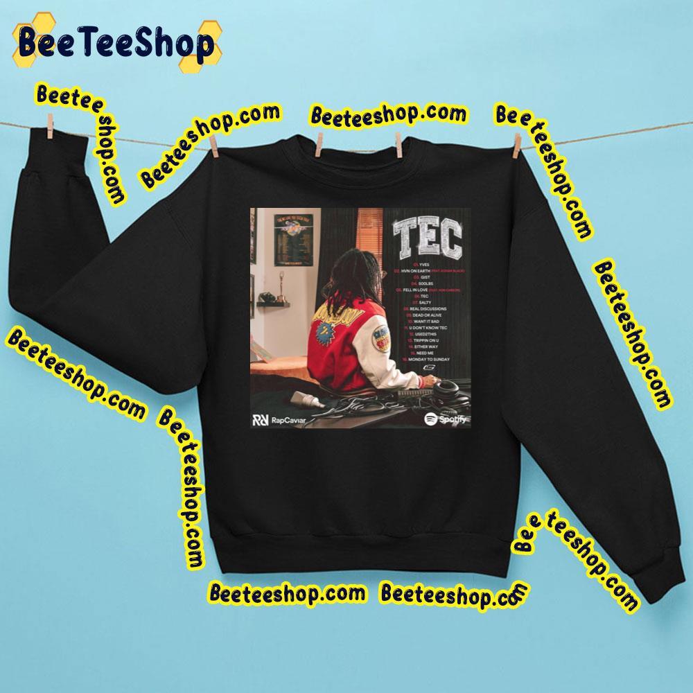 Lil Tecca – Tec 2023 Tracklist Beeteeshop Trending Unisex Sweatshirt