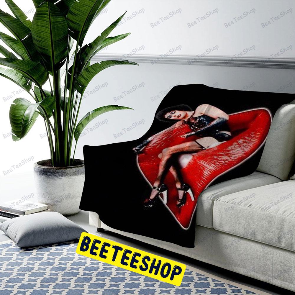 Lip The Rocky Horror Picture Show Halloween Beeteeshop US Cozy Blanket