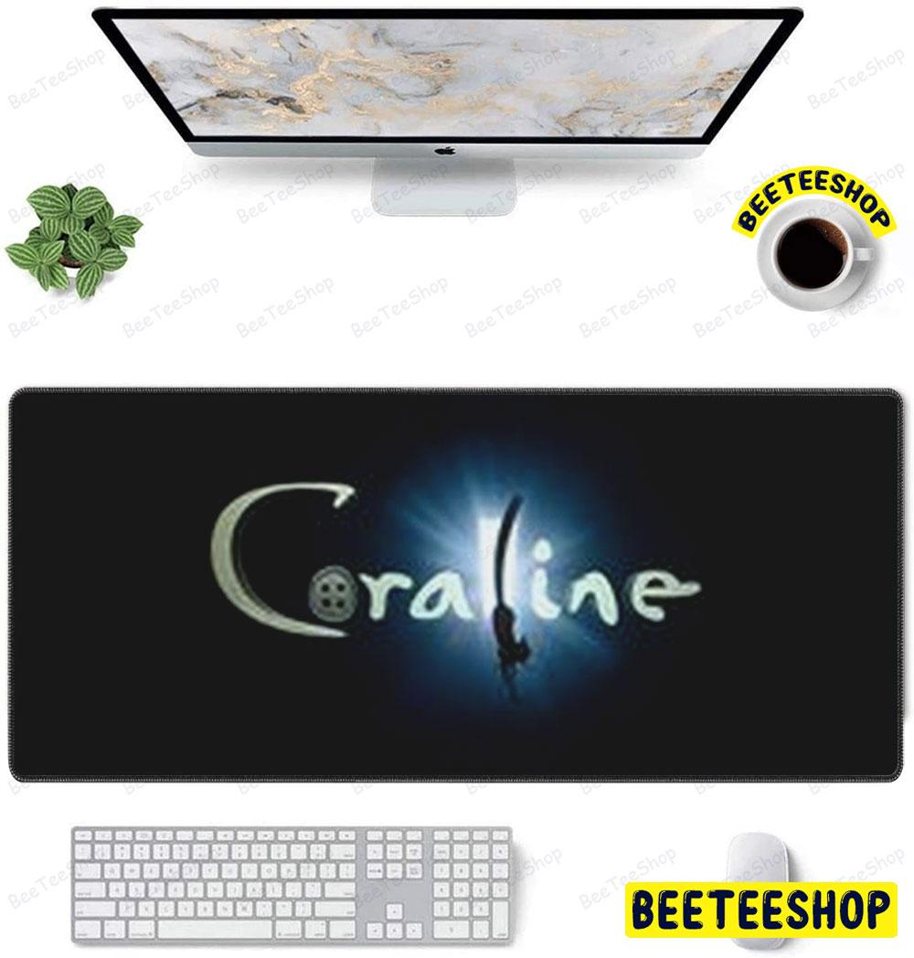 Logo Coraline Halloween Beeteeshop Mouse Pad