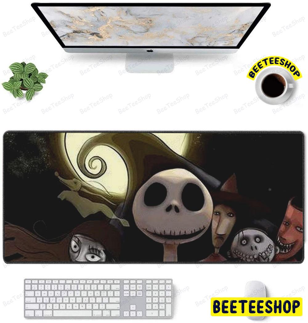 Look Happy The Nightmare Before Christmas Halloween Beeteeshop Mouse Pad