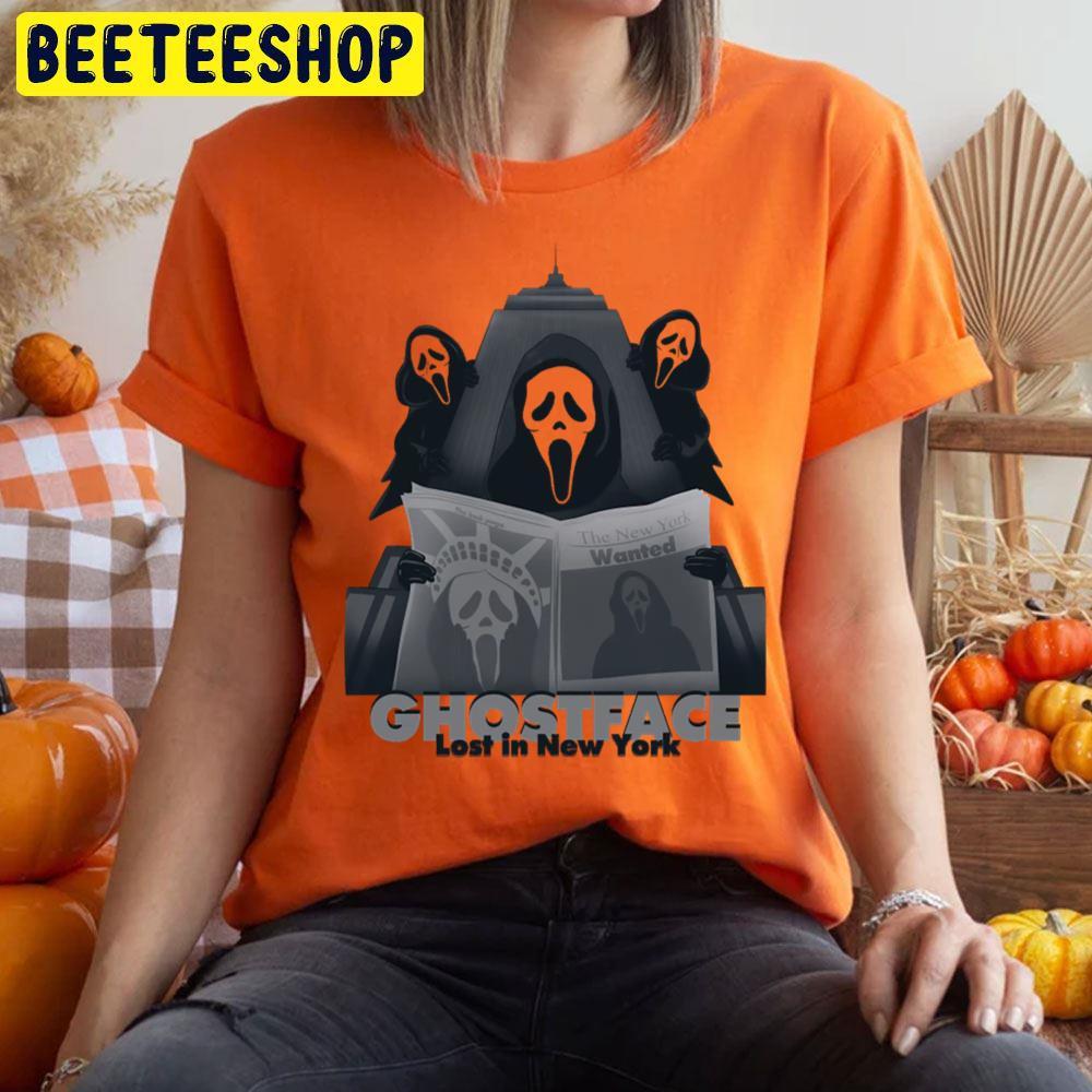 Lost In New York Ghostface Halloween Beeteeshop Trending Unisex T-Shirt