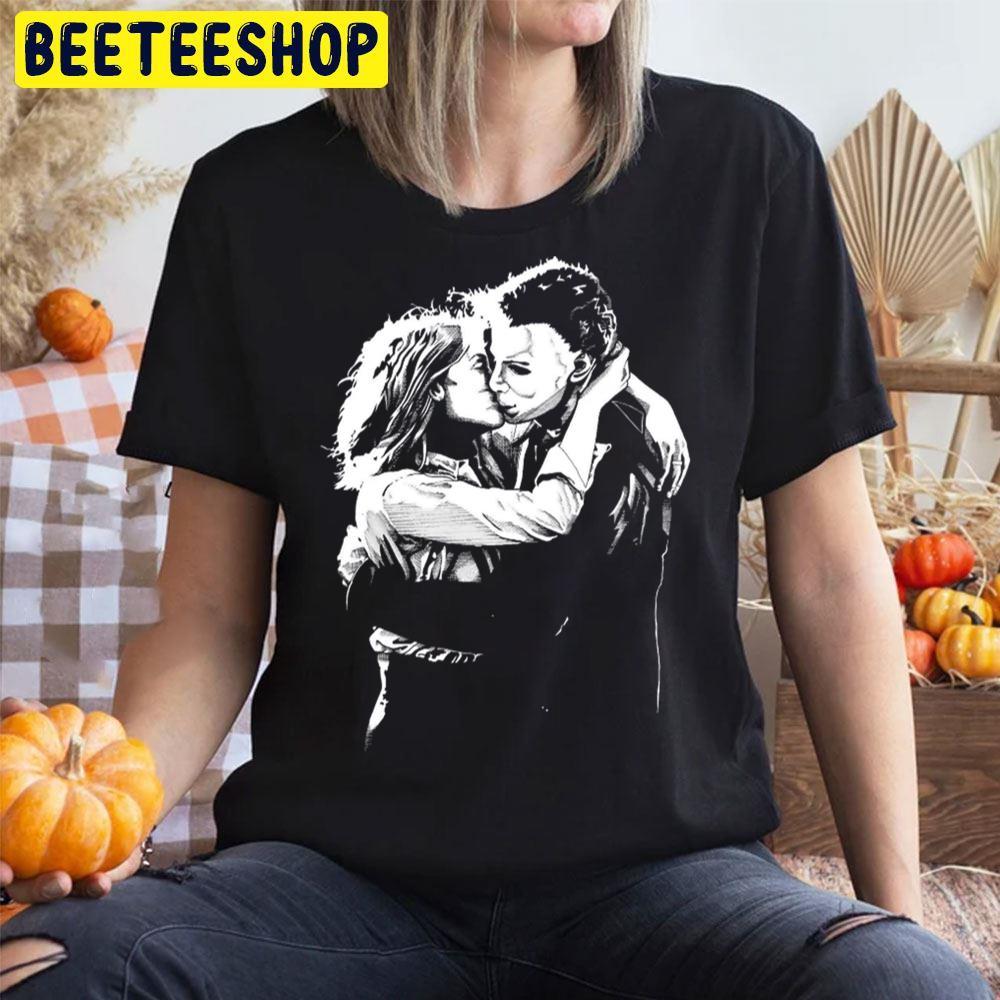 Love Michael Myers And Laurie Strode Halloween Beeteeshop Trending Unisex T-Shirt