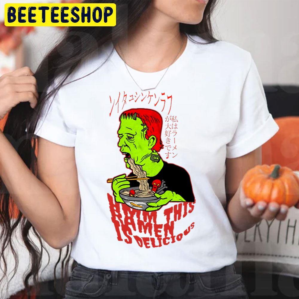 Love Ramen Frankenstein Halloween Beeteeshop Trending Unisex T-Shirt