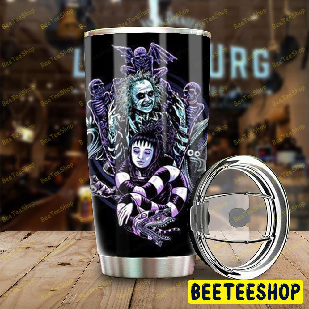 Lydia With Michael Keaton Beetlejuice Halloween Beeteeshop Tumbler