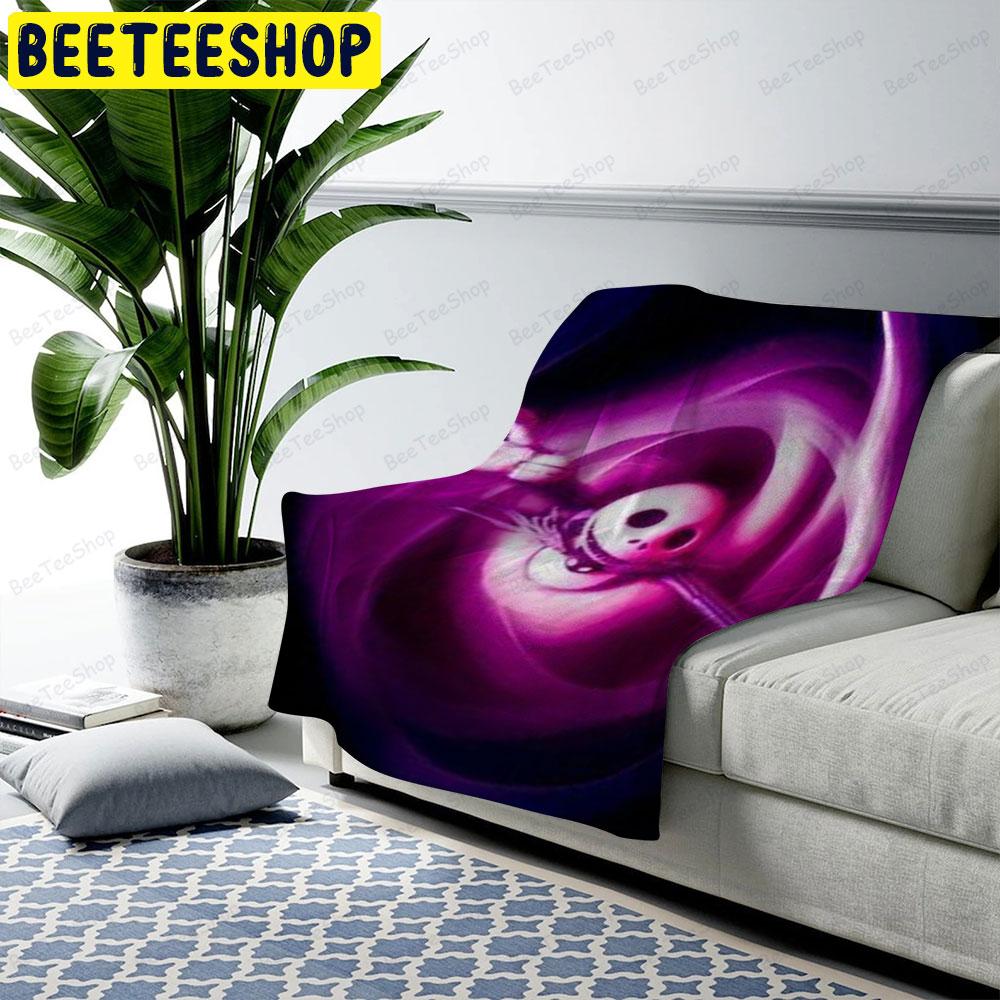 Magic Purple Jack Skellington The Nightmare Before Christmas Halloween Beeteeshop US Cozy Blanket