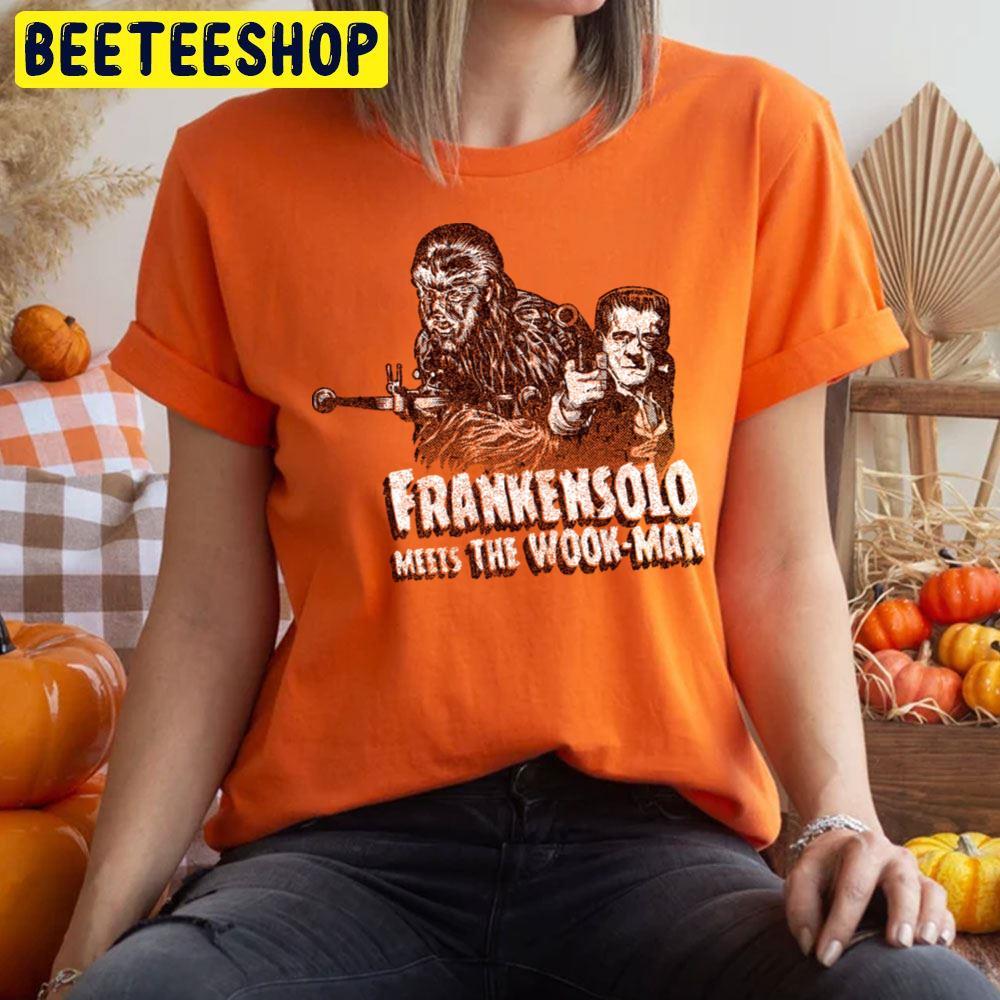 Meets The Wookman Frankenstein Halloween Beeteeshop Trending Unisex T-Shirt