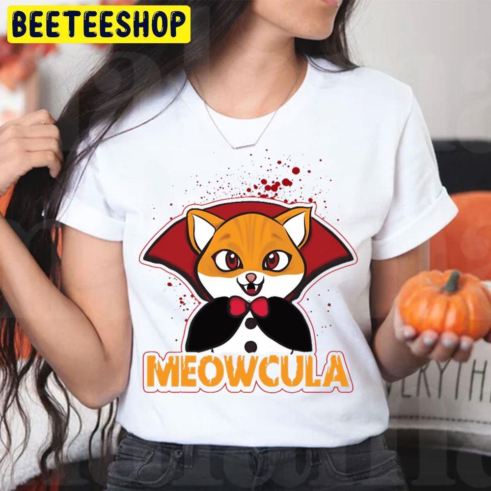 Meowcula Cat Vire Dracula Halloween Party Beeteeshop Trending Unisex T-Shirt