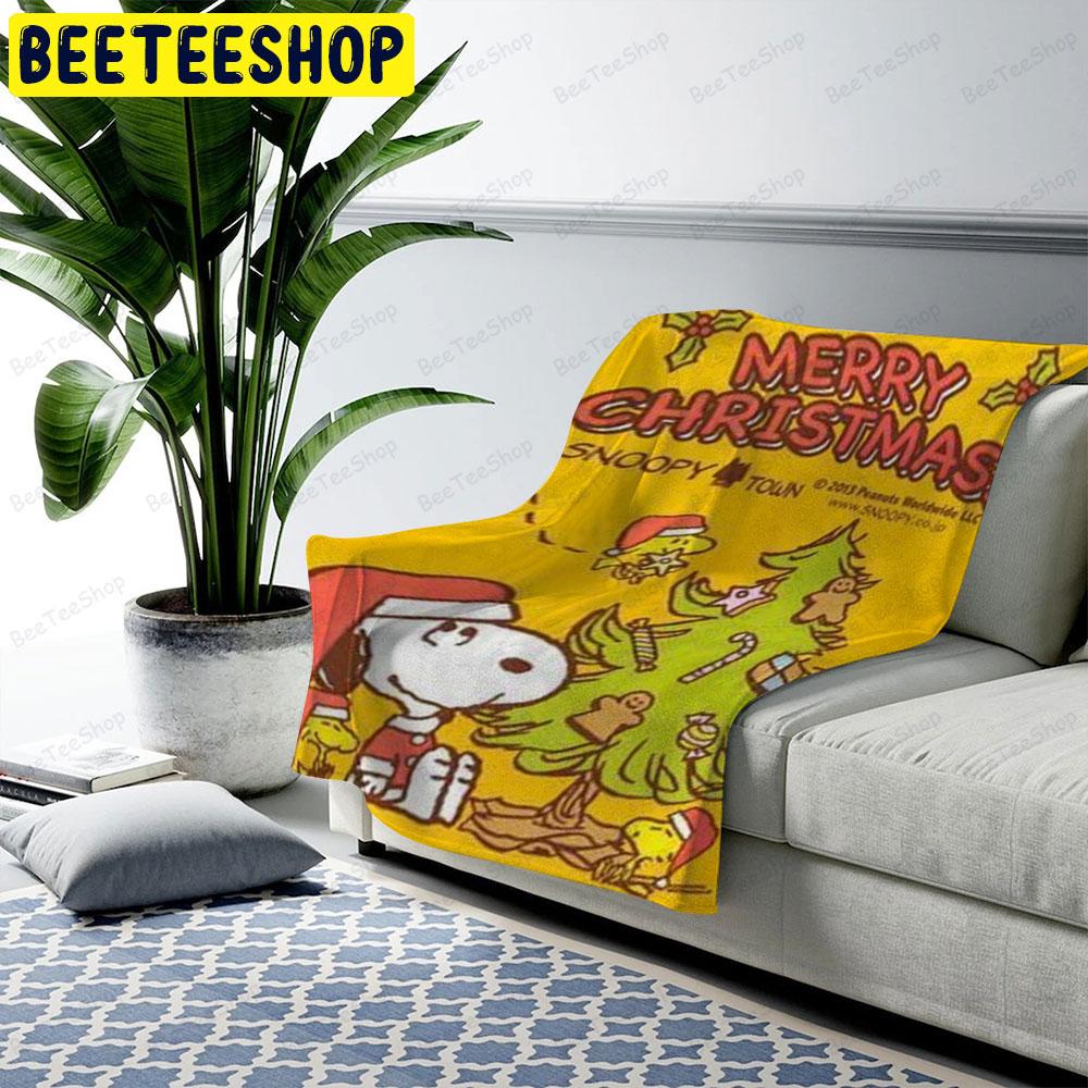 Merry Christmas It’s The Great Pumpkin Charlie Brown Halloween Beeteeshop US Cozy Blanket