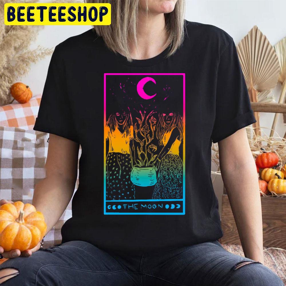 Midnight Margarita Moon Tarot Card Pan Pride Sunset Practical Magic Halloween Beeteeshop Trending Unisex T-Shirt