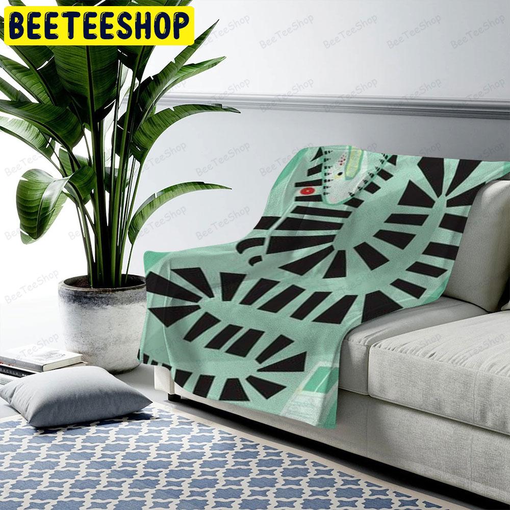 Minimal Movie Beetlejuice Halloween Beeteeshop US Cozy Blanket